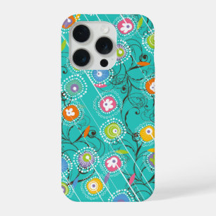 Groovy Flower Garden Colorful Whimsical Florence iPhone 15 Pro Case