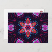 Groovy Flower of Life Briefkaart (Voorkant / Achterkant)