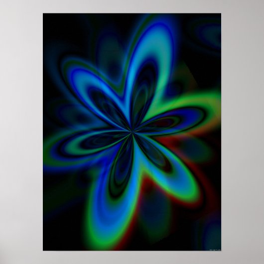 Groovy Flower Poster (Voorkant)