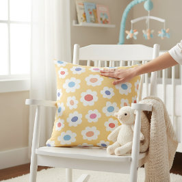 Groovy Flower Power Baby Kamer Kussen