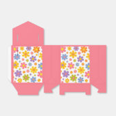 Groovy Flower Power Bedankdoosjes (Uitgevouwen)