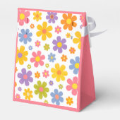 Groovy Flower Power Bedankdoosjes (Achterkant)