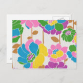 Groovy Flower Power Briefkaart (Voorkant / Achterkant)