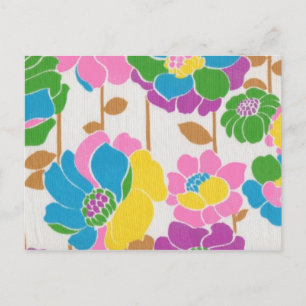 Groovy Flower Power Briefkaart