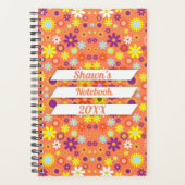 Groovy Flower Power Budget Planner (Voorkant)