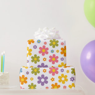 Groovy Flower Power Cadeaupapier