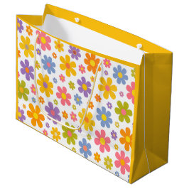 Groovy Flower Power (Geel) Groot Cadeauzakje