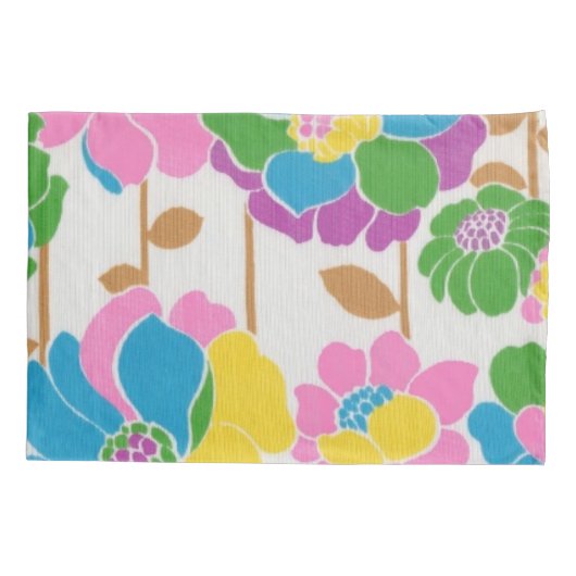 Groovy Flower Power Pillowcase Kussensloop (Achterkant)