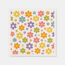 Groovy Flower Power Servet