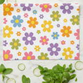 Groovy Flower Power Theedoek (Gevouwen)