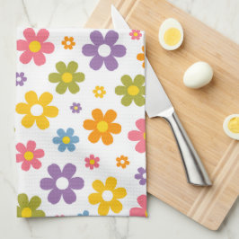Groovy Flower Power Theedoek