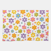 Groovy Flower Power Theedoek (Horizontaal)