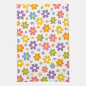 Groovy Flower Power Theedoek (Verticaal)