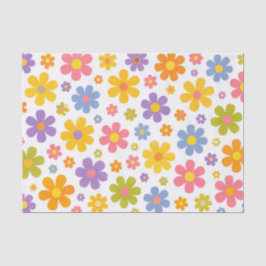 Groovy Flower Power Tissuepapier