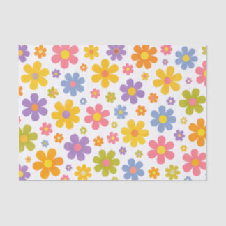 Groovy Flower Power Tissuepapier