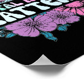 Groovy Flower Retro Mental Health Matters Awarenes Poster (Hoek)