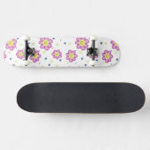 Groovy Flower Skateboard Design (Horizontaal)