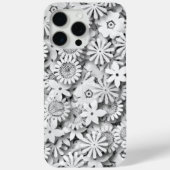 Groovy Flowers Garden Monocrome Case-Mate iPhone Case (Achterkant)