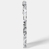 Groovy Flowers Garden Monocrome Case-Mate iPhone Case (Achterkant / Links)