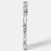 Groovy Flowers Garden Monocrome Case-Mate iPhone Case (Achterkant / Rechts)