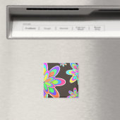 Groovy Flowers Magneet (Insitu (Vaatwasser))