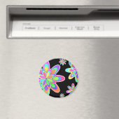 Groovy Flowers Magneet (Insitu (Vaatwasser))