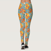 Groovy Flowers met  Vibes Leggings (Achterkant)
