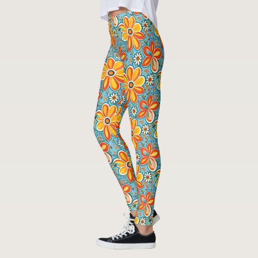 Groovy Flowers met Vibes Leggings (Links)