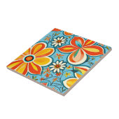 Groovy Flowers met  Vibes Tegeltje (Zijkant)