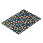 Groovy Flowers Retro Patroon Notitieboek (Linkerzijde)