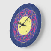 Groovy Fractal Art Clock Grote Klok (Hoek)