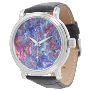 Groovy Fractal Horloge