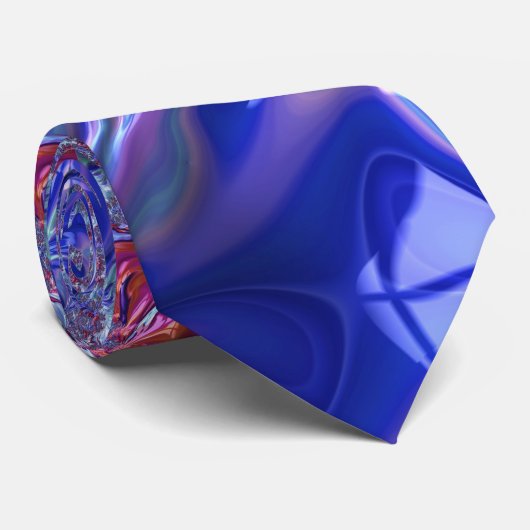 Groovy Fractal Stropdas (Opgerold)