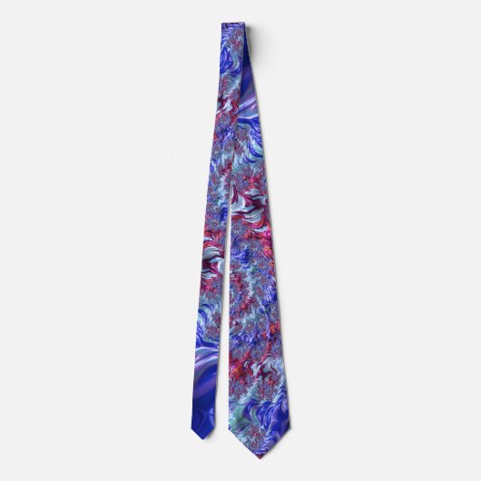 Groovy Fractal Stropdas (Achterkant)