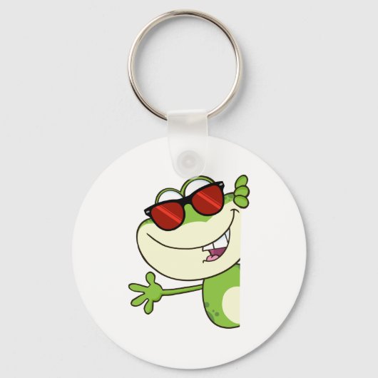 Groovy Frog Sleutelhanger (Voorkant)