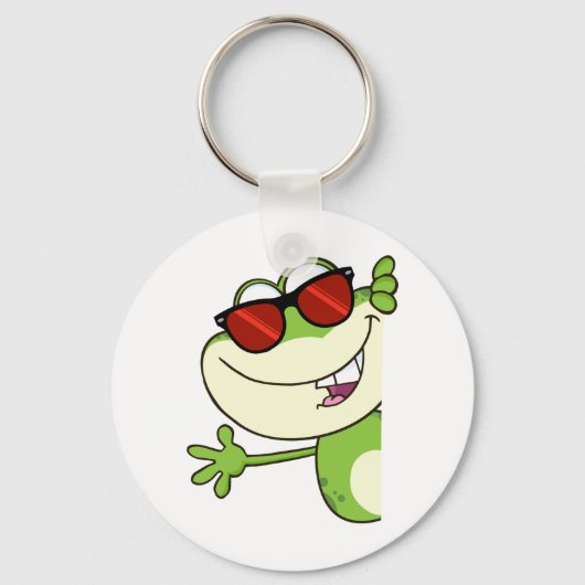 Groovy Frog Sleutelhanger (Achterkant)