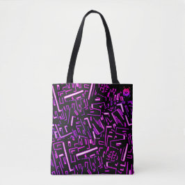 Groovy Fuchsia Tote Bag