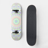 Groovy Funky Boho Hippie Rainbow Abstract Mandala Persoonlijk Skateboard (Voorkant)