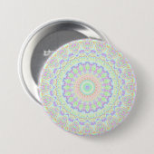 Groovy Funky Boho Hippie Rainbow Abstract Mandala Ronde Button 7,6 Cm (Voorkant /achterkant)