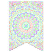 Groovy Funky Boho Hippie Rainbow Abstract Mandala Vlaggetjes (Tweede vlag)