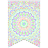 Groovy Funky Boho Hippie Rainbow Abstract Mandala Vlaggetjes (Eerste vlag)