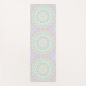 Groovy Funky Boho Hippie Rainbow Abstract Mandala Yogamat (Voorkant)