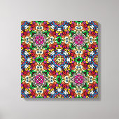 Groovy Funky Flower Power  Canvas Afdruk (Voorkant)