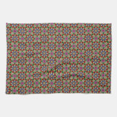 Groovy Funky Flower Power  Theedoek (Horizontaal)