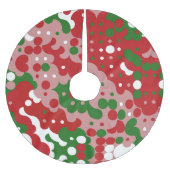 Groovy Funky Mod Retro Kerstpatroonpatroon Kerstboom Rok (Voorkant)