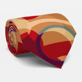 Groovy Funky Retro Mode Stropdas (Opgerold)