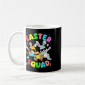 Groovy Funny Rabbit Egg Chick Easter Squad Day Men Koffiemok (Links)