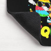 Groovy Funny Rabbit Egg Chick Easter Squad Day Men Muismat (Hoek)