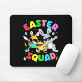 Groovy Funny Rabbit Egg Chick Easter Squad Day Men Muismat (Met muis)
