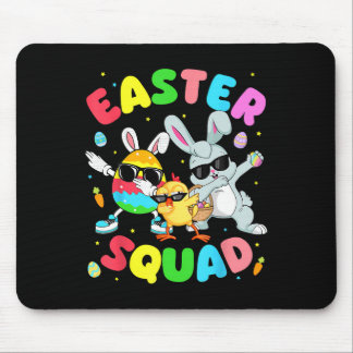 Groovy Funny Rabbit Egg Chick Easter Squad Day Men Muismat